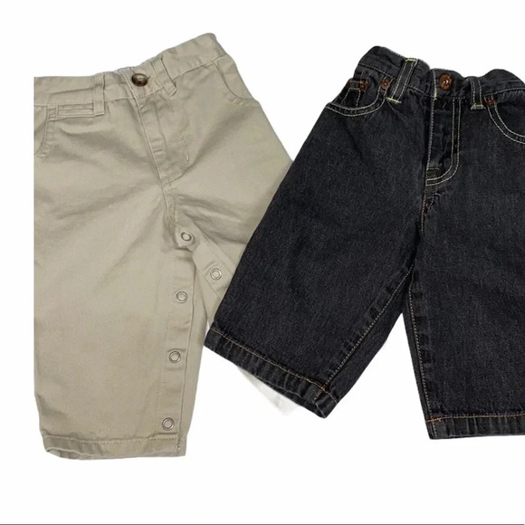 GAP EUC BABY BOYS PANTS BOTTOMS JEANS FALL WINTER KIDS CASUAL SIZE 6 9 12 MONTHS - Picture 1 of 7